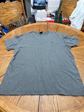 Polo by Ralph Lauren Gray Short Sleeve Tee with Purple Pony